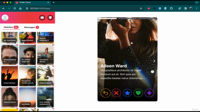 Build Tinder Clone Dating App With Laravel Livewire Mastery – Screenshot 1
