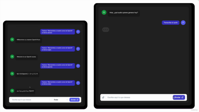 OpenAI: Ejercicios y asistentes con Angular + NestJS – Screenshot 3