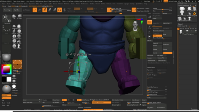 Aprenda Modelagem 3d no Zbrush! Faça o Kratos Funko! – Screenshot 1