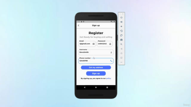 Build an OLX / Ebay clone with Flutter, Firebase and Getx – Screenshot 1
