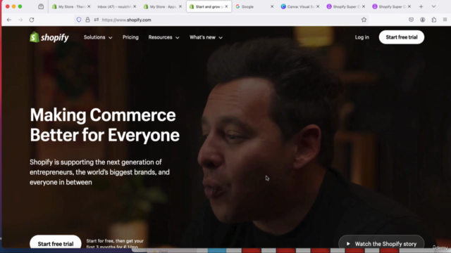 "Shopify Starter Preview – Try Before You Build!" – Screenshot 1