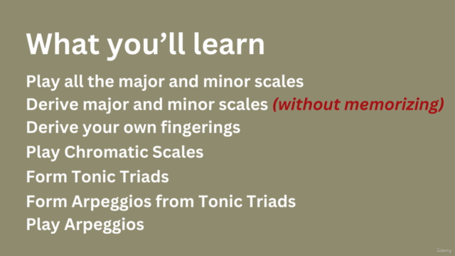 Complete Course: Scales and Arpeggios for Piano and Keyboard – Screenshot 3