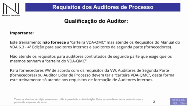 VDA 6.3 - Auditoria de Processo - 4ª Edição – Screenshot 1