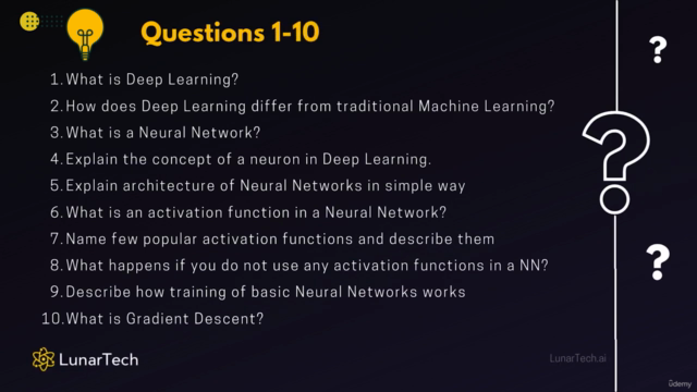 Deep Learning Interview Preparation Course | 20 Q&A's – Screenshot 3