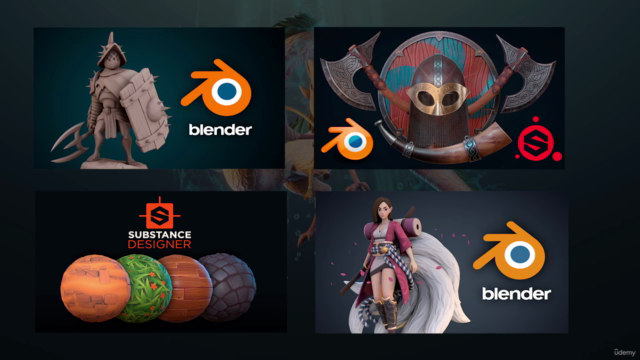 Blender: Creación de personajes estilizados para videojuegos – Screenshot 1