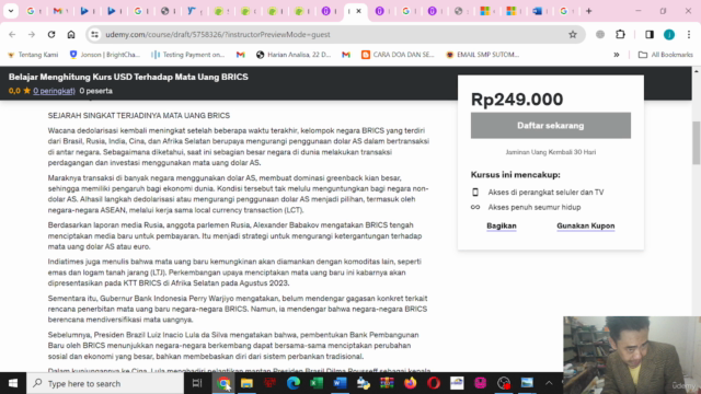 Belajar Menghitung Kurs USD Terhadap Mata Uang BRICS – Screenshot 1