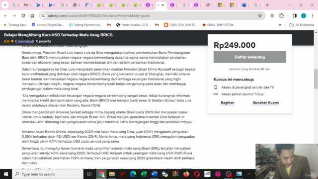 Belajar Menghitung Kurs USD Terhadap Mata Uang BRICS – Screenshot 3