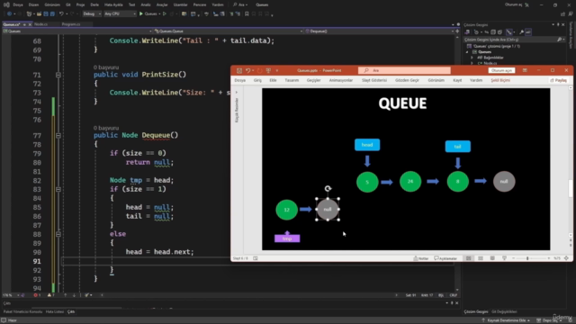C# Veri Yapıları & Algoritmalar | C# Data Structures – Screenshot 4