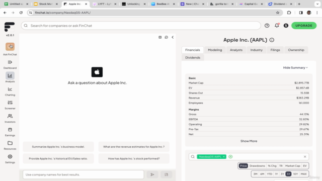 Stock Market Analysis & Dividend Investing with AI – Screenshot 1