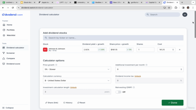 Stock Market Analysis & Dividend Investing with AI – Screenshot 4