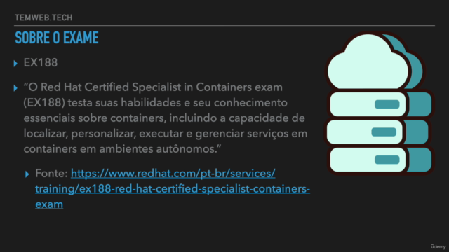 Especialista Certificado em Containers Red Hat Linux – Screenshot 1