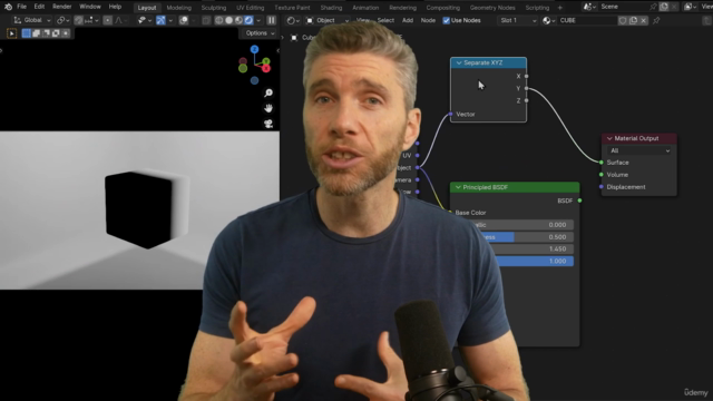 Geometry Nodes in Blender 4: Create Complex 3D Models – Screenshot 1