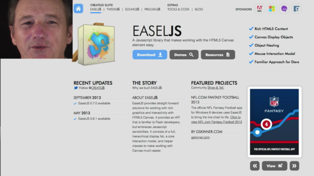 Add HTML5 Animation to Your Web Pages Using CreateJS – Screenshot 3