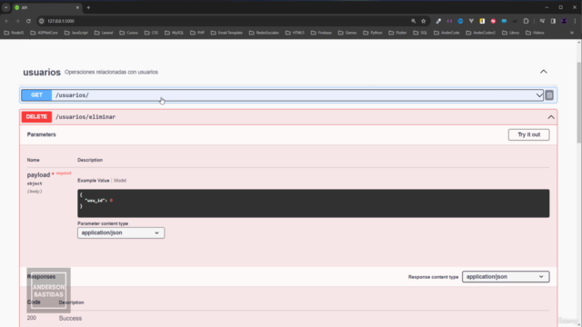 Creación de APIs REST con Flask, SQL Server y Swagger – Screenshot 1