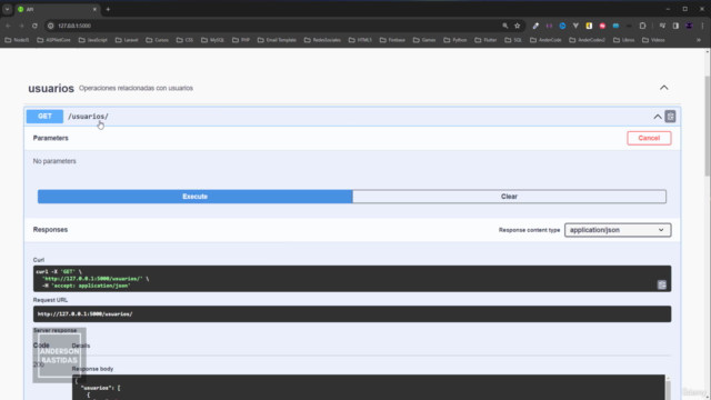 Creación de APIs REST con Flask, SQL Server y Swagger – Screenshot 4