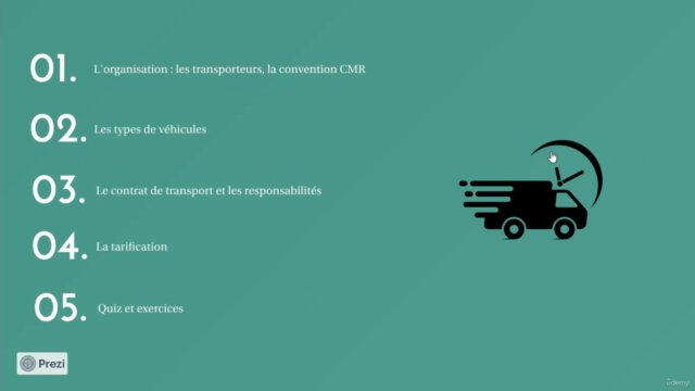 La Logistique : Management du transport international – Screenshot 4
