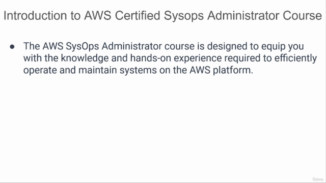 AWS Certified SysOps Administrator Associate SOA-C02 [2025] – Screenshot 1
