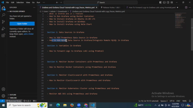 Grafana and Grafana Cloud Tutorial with Logs,Traces, Metrics – Screenshot 2
