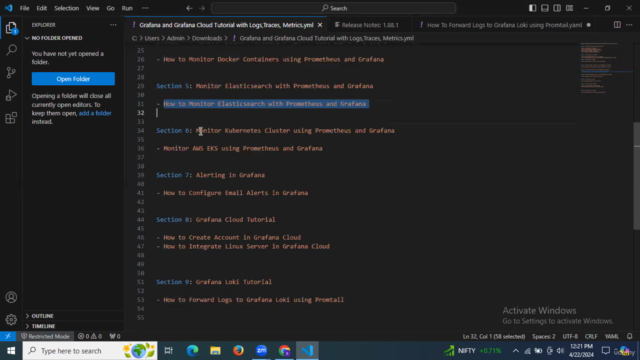 Grafana and Grafana Cloud Tutorial with Logs,Traces, Metrics – Screenshot 3