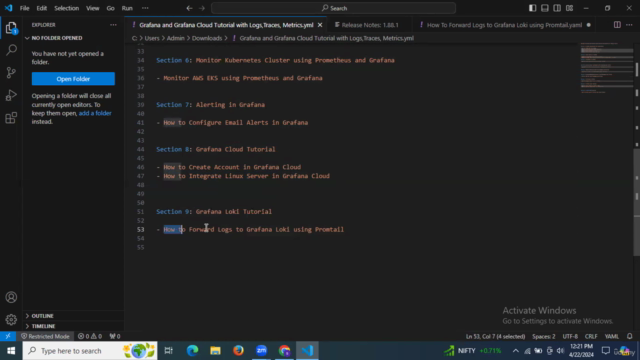 Grafana and Grafana Cloud Tutorial with Logs,Traces, Metrics – Screenshot 4