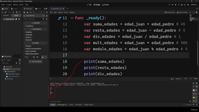 Máster de videojuegos en 2D con Godot 4 y GDScript – Screenshot 1