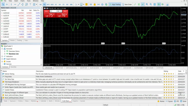 Algorithmic Forex Trading with MT5 Python API - Screenshot_01