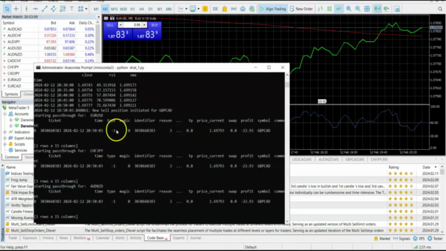 Algorithmic Forex Trading with MT5 Python API - Screenshot_03
