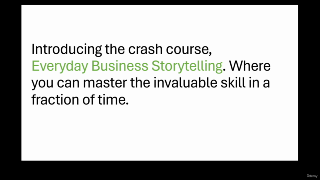 Everyday Business Storytelling Crash Course – Screenshot 3