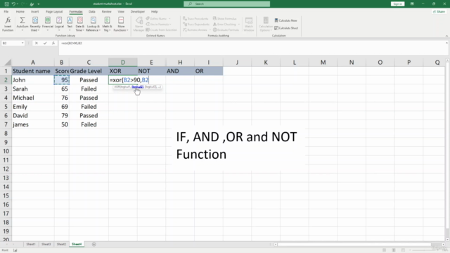 Mastering Excel Formulas & Functions: Beginner to Advanced – Screenshot 2