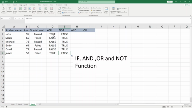 Mastering Excel Formulas & Functions: Beginner to Advanced – Screenshot 3