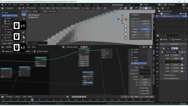 Blender 4 Geometry Nodes for Beginners – Screenshot 3