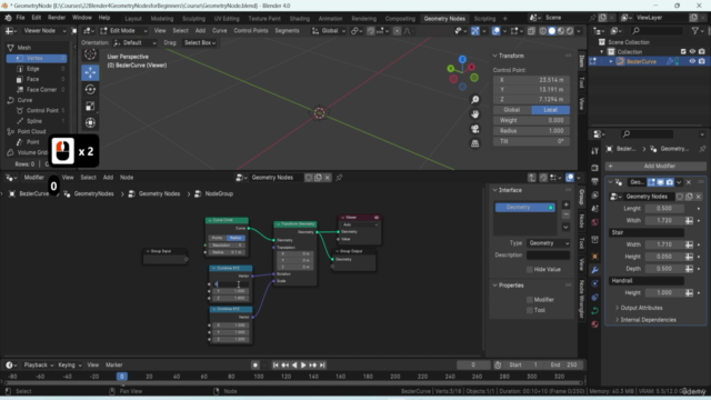 Blender 4 Geometry Nodes for Beginners – Screenshot 4