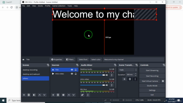 OBS Studio Tutorial: Screen Recording and Live Streaming – Screenshot 3
