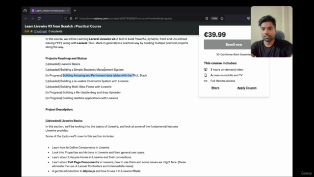Learn Livewire V3 from Scratch : Practical Course – Screenshot 1