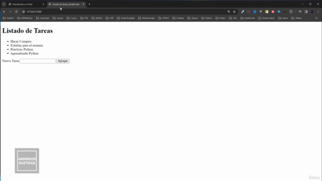 Python y Flask: Construye tu Primera WebAPP – Screenshot 1