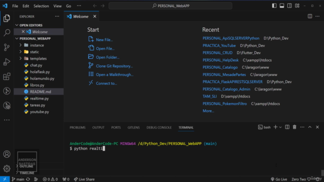 Python y Flask: Construye tu Primera WebAPP – Screenshot 2