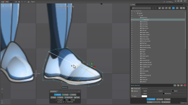 Kurs Spine Pro – animowany charakter – Screenshot 4