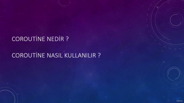 Unity Coroutine Kullanımı – Screenshot 1