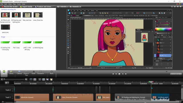 Create a Female Cartoon Portrait with Affinity Designer - Screenshot_04