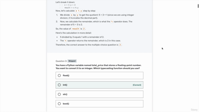 Python PCEP Certification Assessment Test 2025 – Screenshot 1