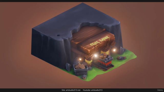Blender modeling, assets hand painting & engaging animation – Screenshot 2