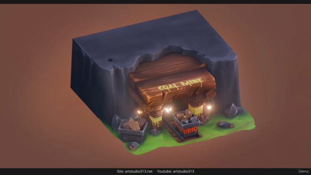 Blender modeling, assets hand painting & engaging animation – Screenshot 3