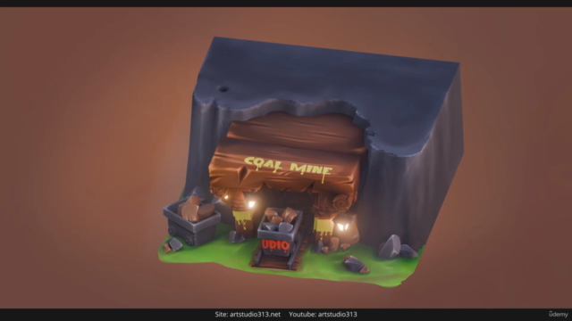 Blender modeling, assets hand painting & engaging animation – Screenshot 4
