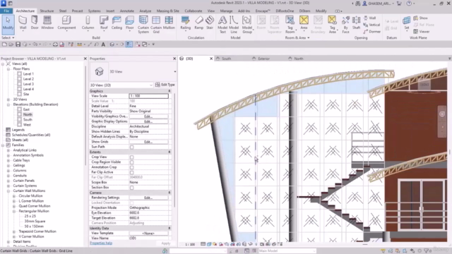 Revit Architecture 2023 - Villa 3D Modeling – Screenshot 3