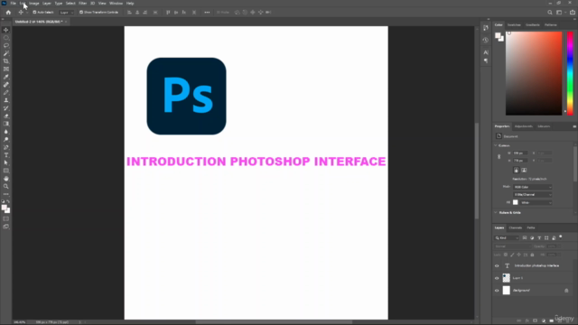 Adobe Photoshop CC For Graphic Design : The Easy Way – Screenshot 1