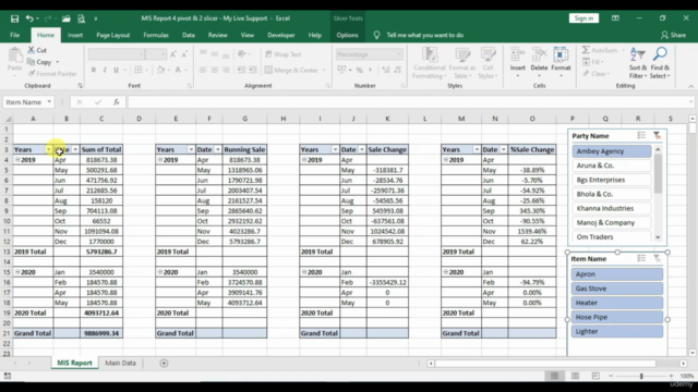 Excel Data Analysis Mastery: Dynamic MIS Reports & Dashboard - Screenshot_02