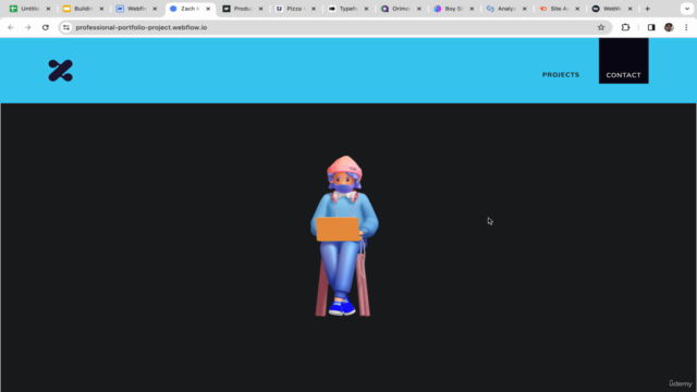 Building & Designing Interactive 3D Websites with Webflow – Screenshot 1