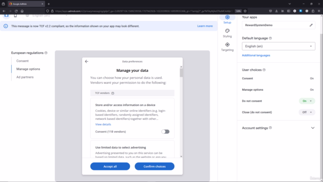 Ad Reward System with Server-Side Verification (SSV) Android – Screenshot 2