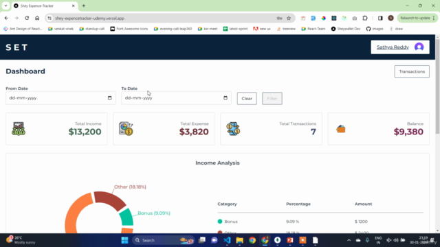 Next.js 14 Expense Tracker and Money Manager App - Screenshot_02