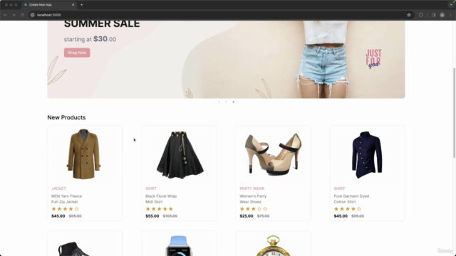 Next.js With Tailwind CSS-Build a Frontend Ecommerce Project – Screenshot 1